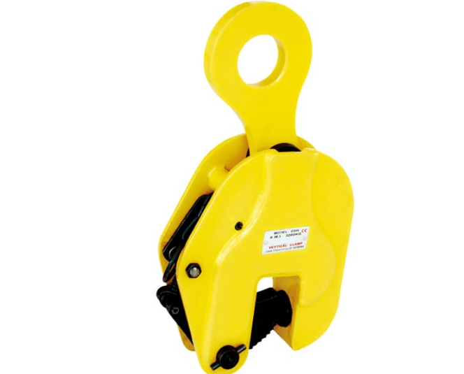 豎吊鋼板鉗在五金加工廠的應用